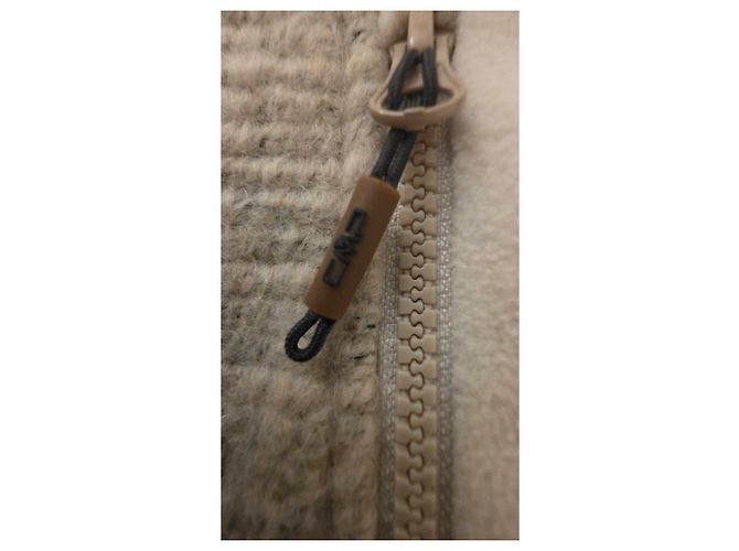 Autre Marque Giacca in pile CMP ricami floreali Bianco Multicolore Grigio - vista 7