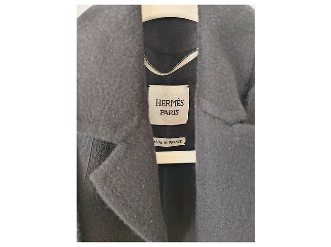 Hermès Jacke aus schwarzem Kaschmir - Ansicht 6