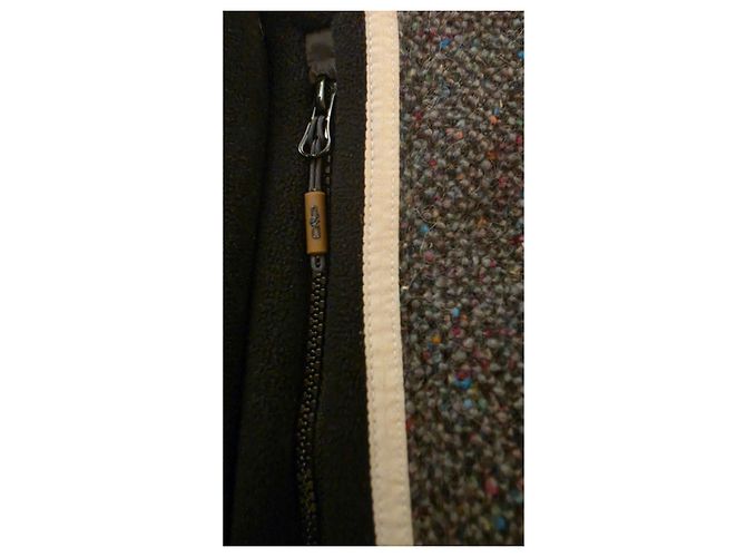 Autre Marque CMP Wool-Blend Sports Jacket Black White Grey - view 6