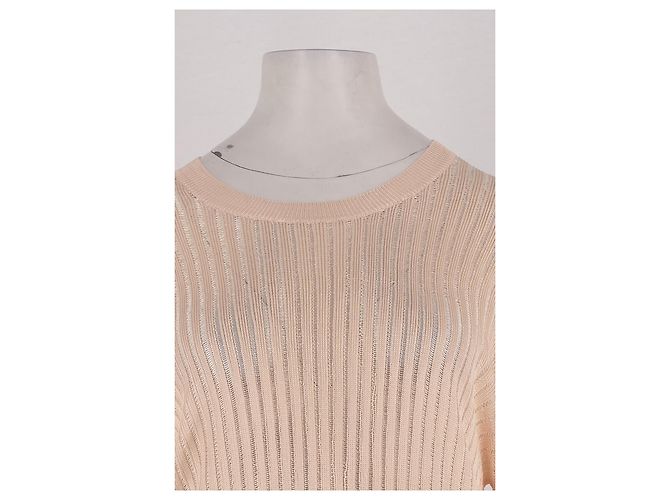 Autre Marque LOULOU DE SAISON Beiger Pullover aus Viskose gerade Schnitt - Ansicht 2