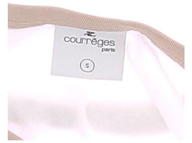 Courreges Top sem mangas branco - vista 6