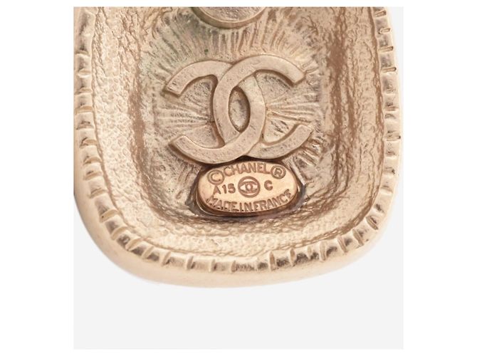 Chanel Pendientes Brown Coco Mark A15C Castaño - vista 5