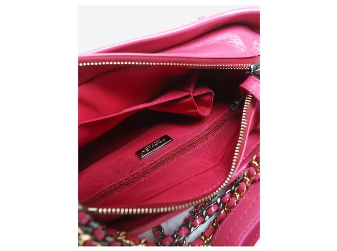 Chanel Borsa Gabrielle piccola con paillettes rosa 2017 - vista 9
