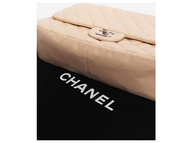 Chanel Borsa classic single flap 2009 beige - vista 10