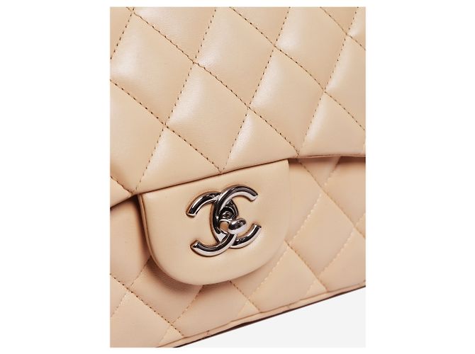 Chanel Borsa classic single flap 2009 beige - vista 6
