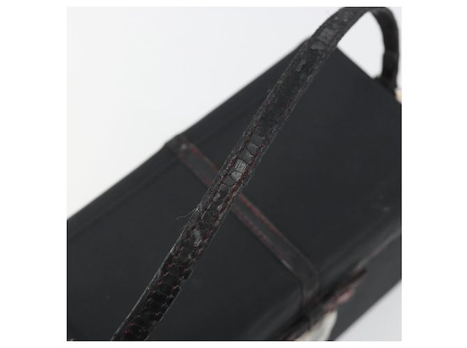 Christian Dior Hand Bag Nylon Black Silver - vista 15