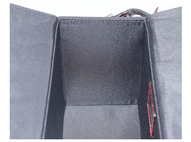 Christian Dior Hand Bag Nylon Black Silver - vista 20