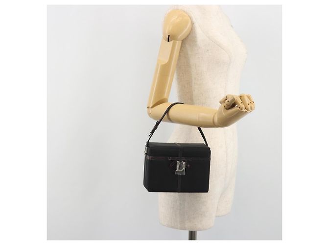 Christian Dior Hand Bag Nylon Black Silver - vista 21
