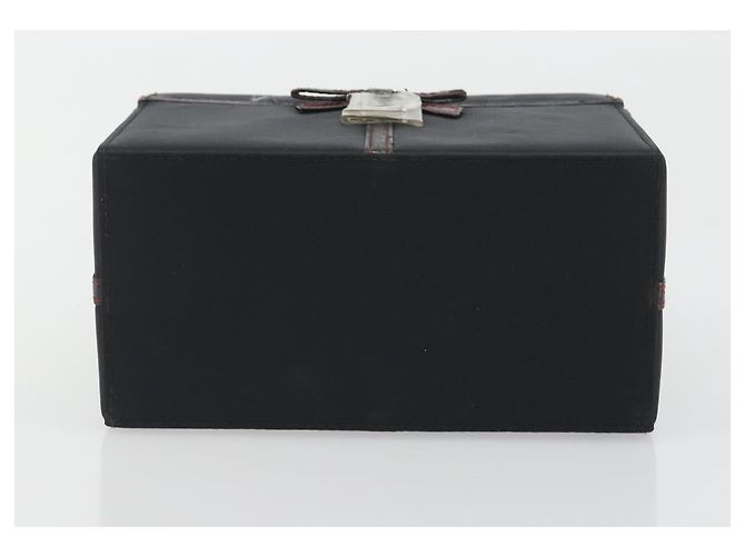 Christian Dior Hand Bag Nylon Black Silver - vista 9
