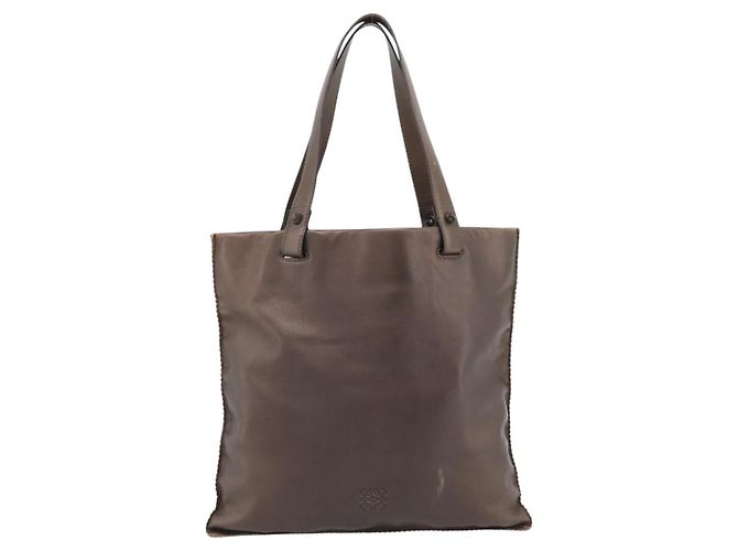 LOEWE Tote Bag Leather Bronze - vista 13