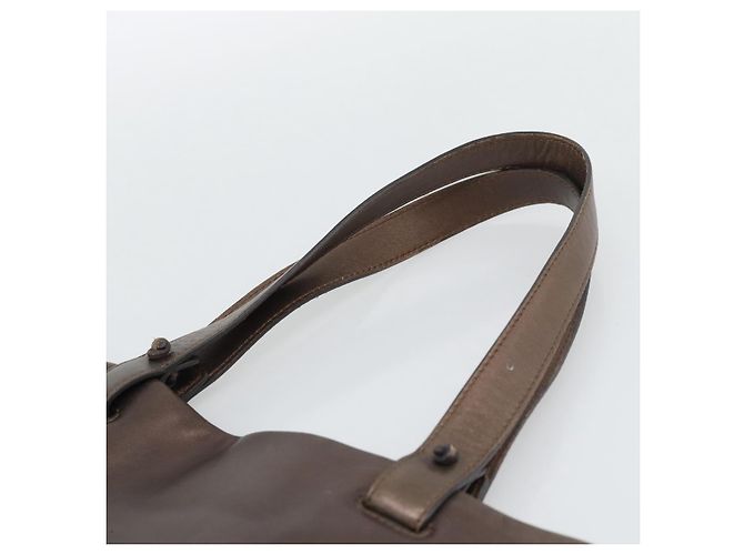 LOEWE Tote Bag Leather Bronze - vista 8
