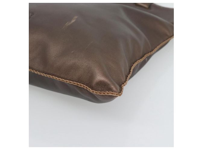 LOEWE Tote Bag Leather Bronze - vista 9