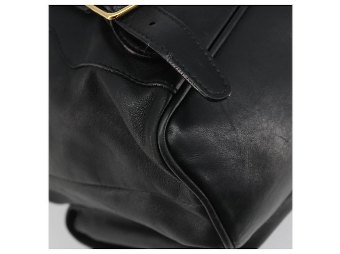 GUCCI Bamboo Backpack Leather Black Gold 003 2058 0016 - vista 15