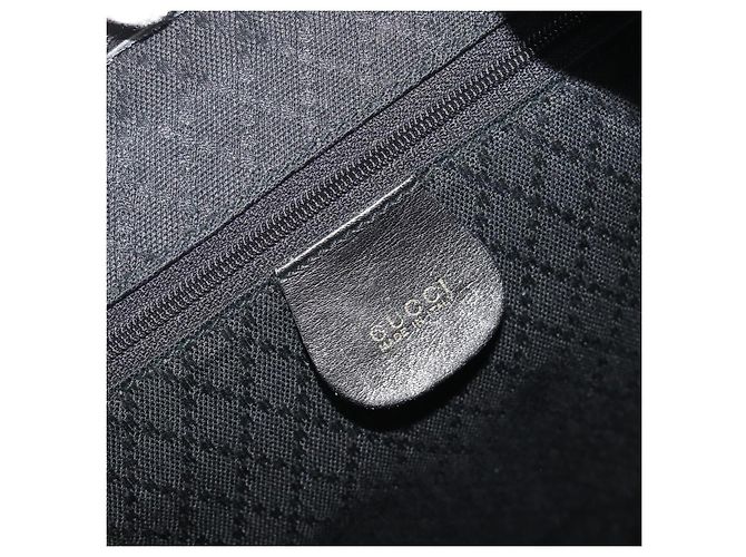 GUCCI Bamboo Backpack Leather Black Gold 003 2058 0016 - vista 20