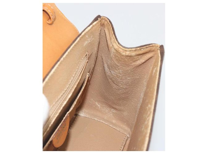 Céline CELINE Macadam Canvas Star ball Hand Bag PVC Leather Brown Gold - vista 18