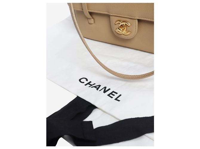 Chanel Bolso Coco Flap Preppy 2026 Beige - vista 9