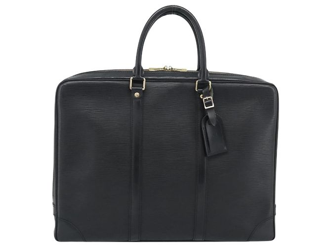 LOUIS VUITTON Epi Porte Documents Voyage Business Bag Black M54472 - vista 13