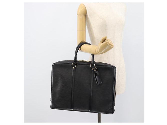 LOUIS VUITTON Epi Porte Documents Voyage Business Bag Black M54472 - vista 27
