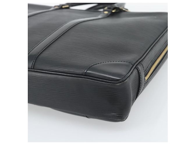 LOUIS VUITTON Epi Porte Documents Voyage Business Bag Black M54472 - vista 9