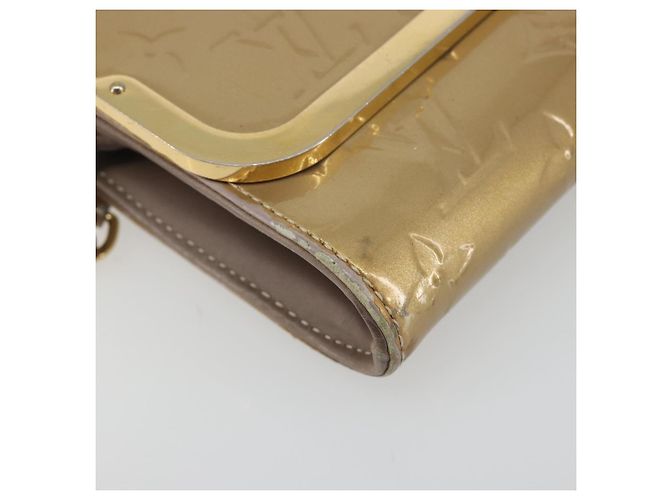 LOUIS VUITTON Monogram Vernis Rossmore MM Rose Velur M91589 LV - vista 16