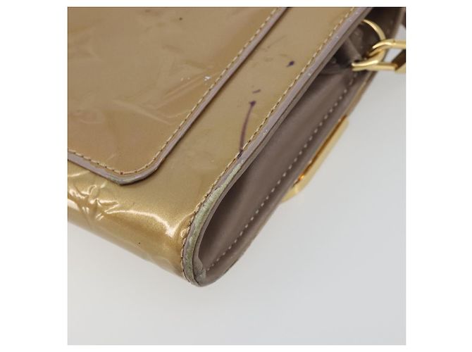LOUIS VUITTON Monogram Vernis Rossmore MM Rose Velur M91589 LV - vista 17