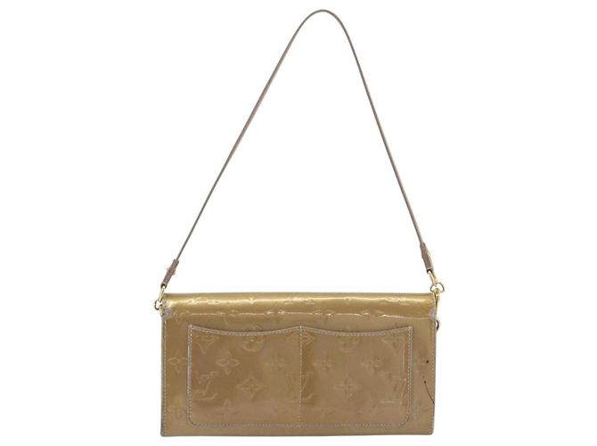 LOUIS VUITTON Monogram Vernis Rossmore MM Rose Velur M91589 LV - vista 2