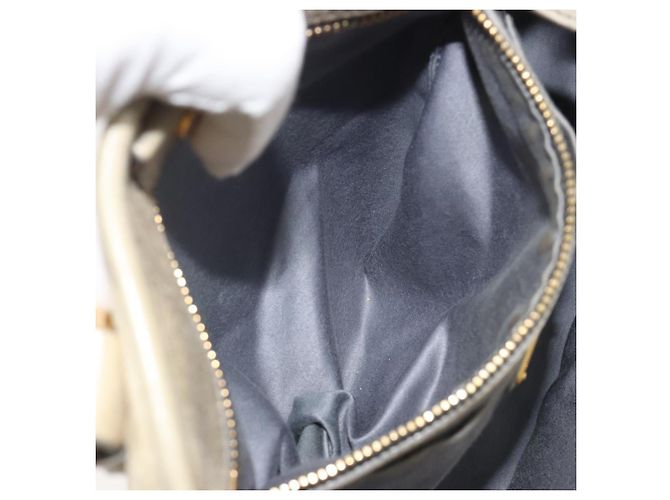 Miu Miu Hand Bag Leather 2way Beige Gold - vista 22