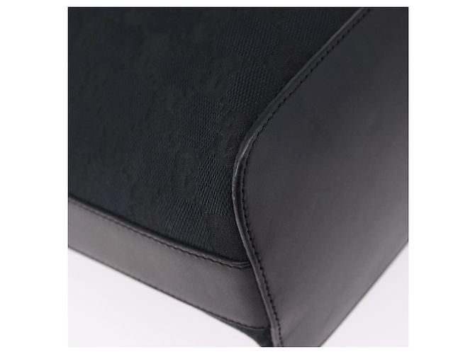GUCCI GG Canvas Shoulder Bag Black Silver 001 3814 - vista 12
