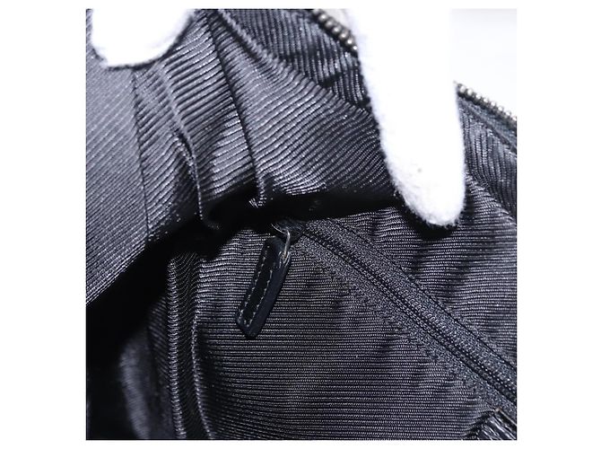 GUCCI GG Canvas Shoulder Bag Black Silver 001 3814 - vista 19
