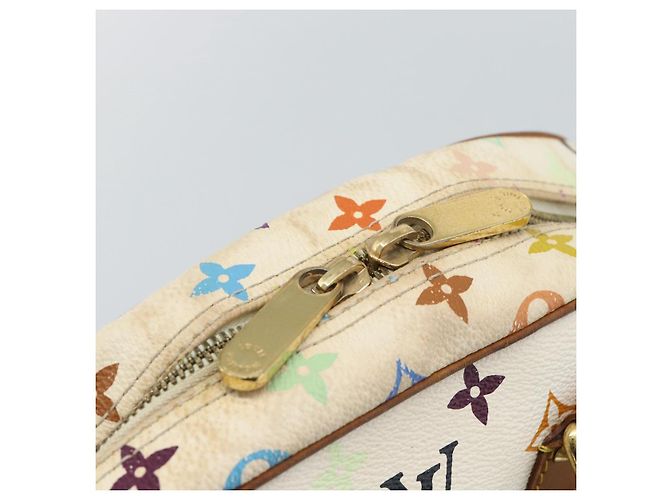 LOUIS VUITTON Monogram Multicolor Trouville Hand Bag White M92663 LV - vista 10