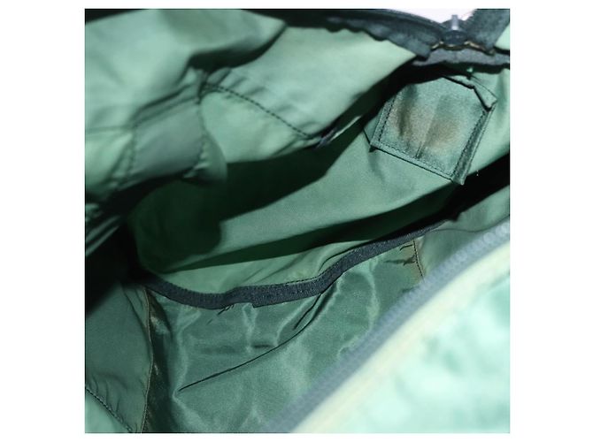 PRADA Boston Bag Nylon 2way Green Silver - Ansicht 20