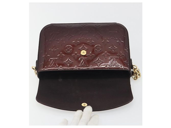 LOUIS VUITTON Monogram Vernis Rodeo Drive Bag Amarante M93598 LV - vista 10