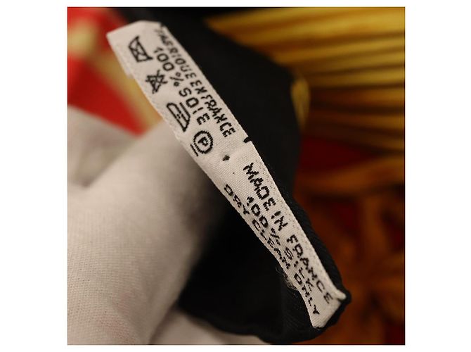 Hermès HERMES Carre 90 Scarf  ETRIERS  Silk Black - vista 14