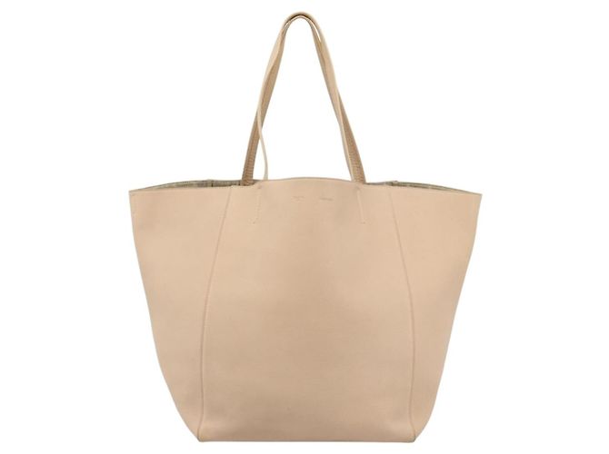 Céline CELINE Tote Bag Leder Beige - Ansicht 2