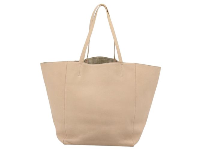 Céline CELINE Tote Bag Leder Beige - Ansicht 3