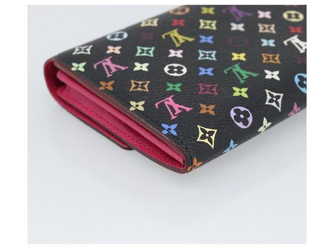 LOUIS VUITTON Monogram Multicolor Portefeiulle Sarah Black M60668 - vista 16