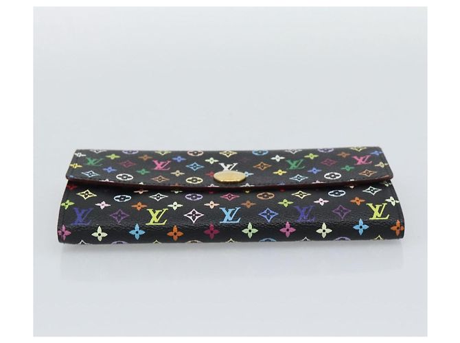 LOUIS VUITTON Monogram Multicolor Portefeiulle Sarah Black M60668 - vista 6