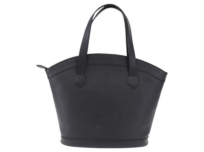 SAINT LAURENT Hand Bag Leather Black - vista 2