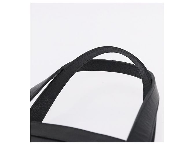 SAINT LAURENT Hand Bag Leather Black - vista 7