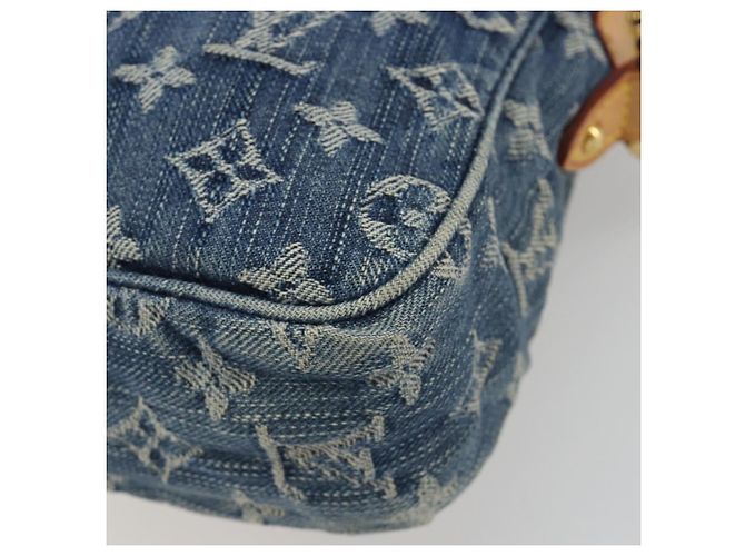 LOUIS VUITTON Monogram Denim Camera Bag Blue M95348 LV - vista 13