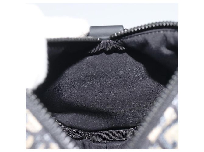Christian Dior Trotter Canvas Shoulder Bag Navy - vista 18