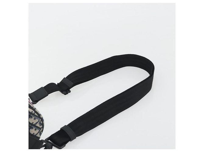 Christian Dior Trotter Canvas Shoulder Bag Navy - vista 8