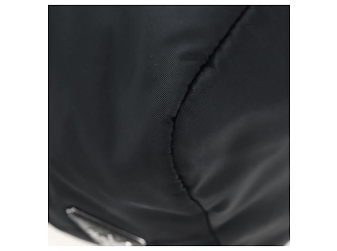 PRADA Bolso reversible Nylon 2way Black Silver - vista 13