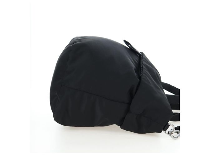 PRADA Bolso reversible Nylon 2way Black Silver - vista 5
