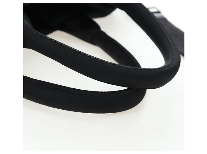 PRADA Bolso reversible Nylon 2way Black Silver - vista 7