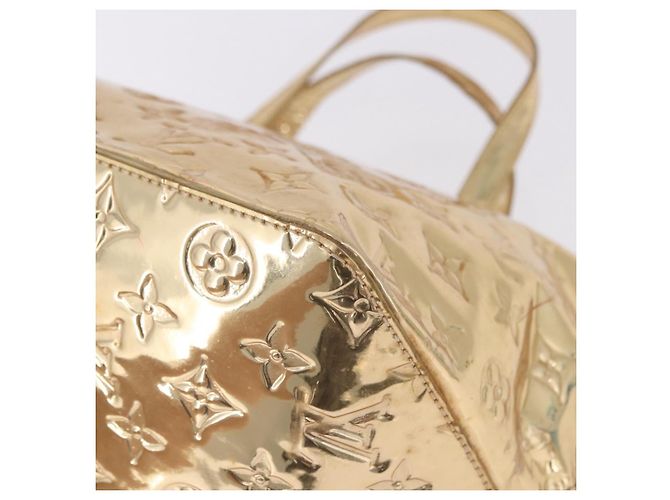 LOUIS VUITTON Monogram Miroir Bellevue PM Hand Bag Gold Dore M95762 - vista 18