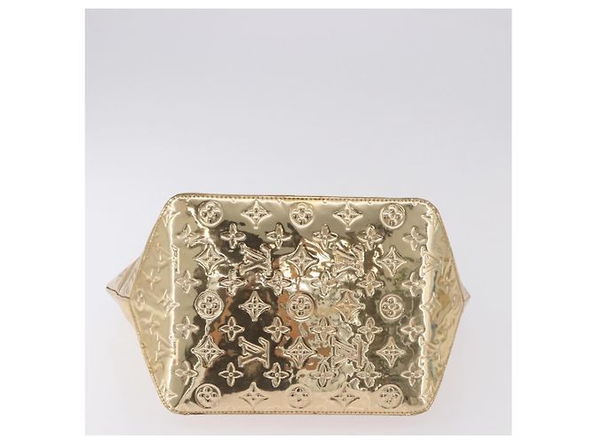 LOUIS VUITTON Monogram Miroir Bellevue PM Hand Bag Gold Dore M95762 - vista 6