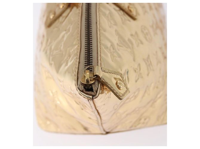 LOUIS VUITTON Monogram Miroir Bellevue PM Hand Bag Gold Dore M95762 - vista 9