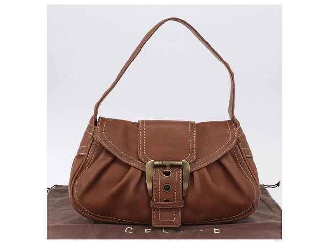 Céline CELINE Hand Bag Leather Brown - vista 25