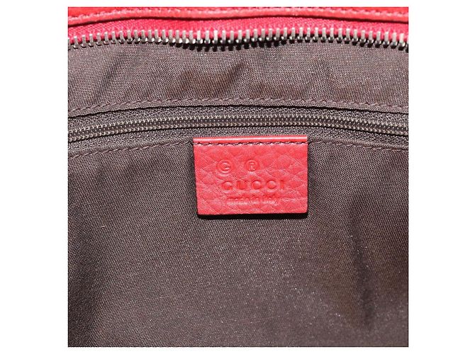 GUCCI Hand Bag Leather outlet Red Silver 355772 - vista 15